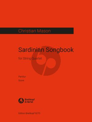 Mason Sardinian Songbook for String Quartet (Full Score)