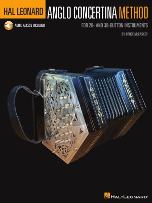 McCaskey Hal Leonard Anglo Concertina Method (for 20- and 30-Button Instruments) (Book with Audio online)