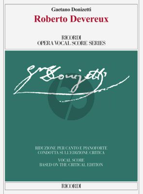 Donizetti Roberto Devereux Vocal Score (it./engl.) (edited by Julia Lockhart)
