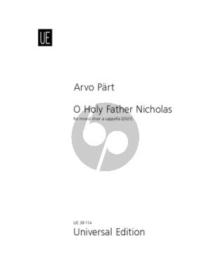 Part O Holy Father Nicholas SATB