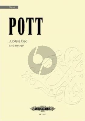 Pott Jubilate Deo SATB and Organ