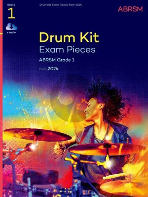 Drum Kit Exam Pieces Grade 1 from 2024 (Book with Audio online)