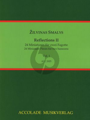 Smalys Reflections II. 24 Miniaturen Heft 1 2 Fagotte (2 Spielpartituren)