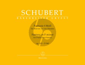 Schubert Fantasy in F minor Op. 103 D 940 Piano 4 hds (edited by Walburga Litschauer)