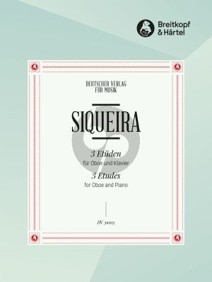 Siqueira 3 Etuden Oboe und Klavier (1968)