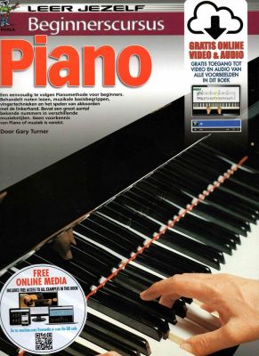 Turner Beginnercursus Piano (Boek met Audio online)