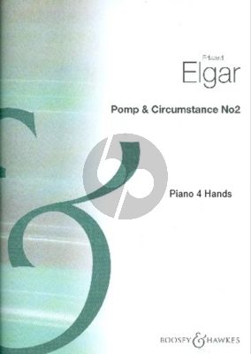 Elgar Pomp and Circumstance March No.2 Op. 39 No.2 for Piano 4 Hands