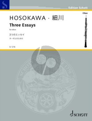 Hosokawa Three Essays for Oboe solo (2014)
