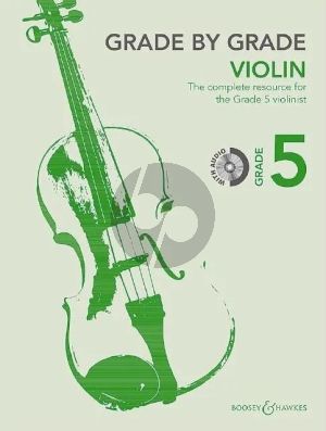 Grade by Grade - Violin Grade 5 Violin and Piano (Book with Audio online) (edited by Liz Partridge)