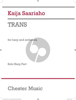 Saariaho Trans for Harp and Orchestra Solo Harp Part