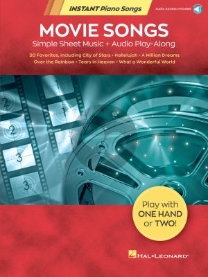 Movie Songs – Instant Piano Songs (Simple Sheet Music + Audio Play-Along)