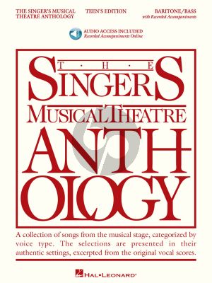 The Singer's Musical Theatre Anthology – Teen's Edition Baritone/Bass (Book with Audio online) (edited by Richard Walters)