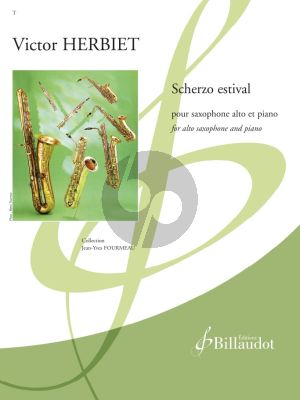 Herbiet Scherzo Estival for Alto Saxophone and Piano