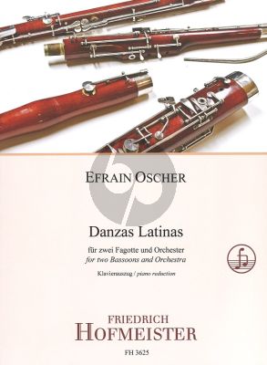 Oscher Danzas Latinas for 2 Bassoons and Piano