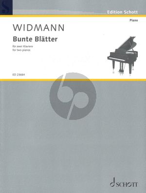 Widmann Bunte Blätter for 2 Pianos