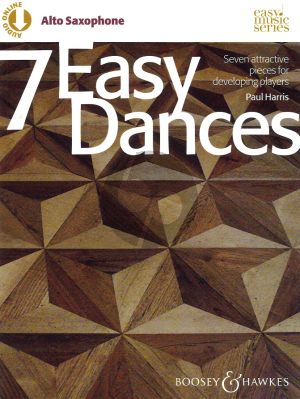 Harris 7 Easy Dances for Alto Sax and Piano (Book with Online Audio) (Seven attractive pieces for developing players)