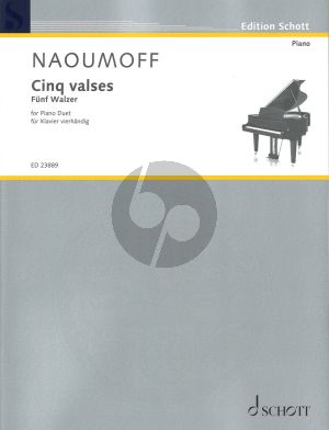 Naoumoff 5 Waltzes for Piano 4 Hands
