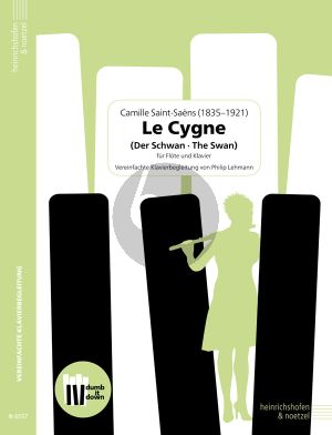 Saint-Saens Le Cygne (Der Schwan) Flöte und Klavier (Vereinfachte Klavierbegleitung von Philip Lehmann)