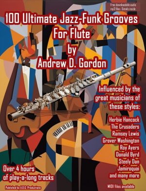 Gordon 100 Ultimate Jazz-Funk Grooves For Flute (Book with mp3 files)