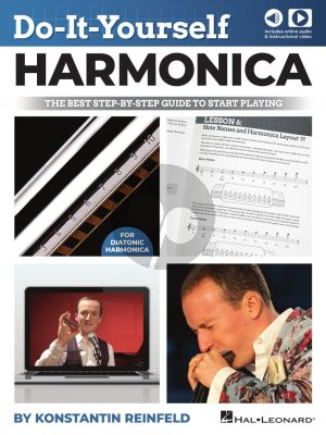 Reinfeld Do-It-Yourself Harmonica (The Best Step-by-Step Guide to Start Playing) (Book with Audio online)