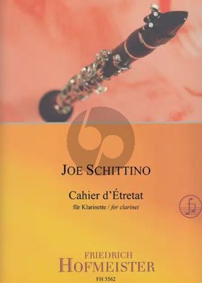 Schittino Cahier d’Etretat fur Klarinette Solo (Mittelschwer/Schwer)