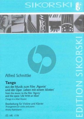 Schnittke Tango Violine und Klavier(Tango in a Mad House)