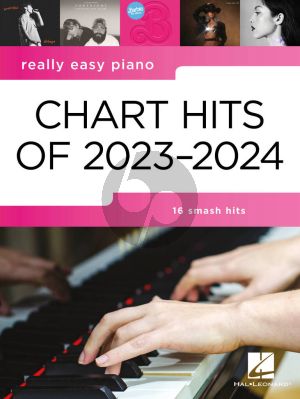 Really Easy Piano Chart Hits of 2023-2024