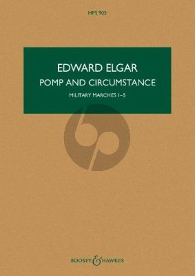 Elgar Pomp and Circumstance Marches 1 - 5 Orchestra (Study Score)