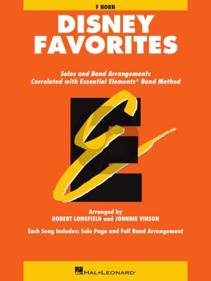 Essential Elements Disney Favorites for Horn in F (arr. Robert Longfield and Johnnie Vinson)