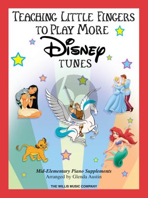 Teaching Little Fingers to Play More Disney Tunes (Book with Audio online) (arr. Glenda Austin)