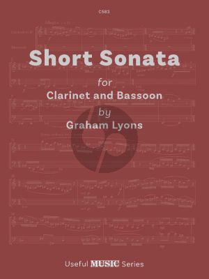 Lyons Short Sonata for Clarinet and Bassoon (Difficulty Advanced)