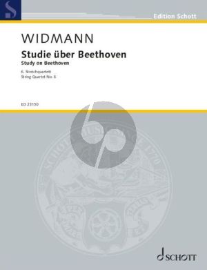 Widmann Study on Beethoven String Quartet No. 6 (Score/Parts) (2019)