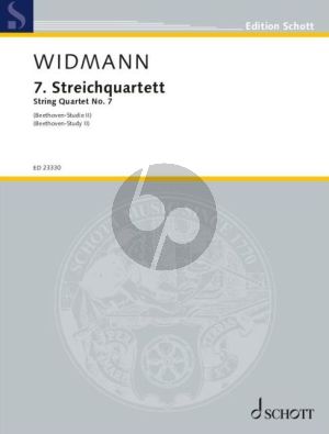 Widmann String Quartet No. 7 Score/Parts (Beethoven Study II) (2019)