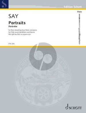 Say Portraits for Flute or Bass Flute and Piano