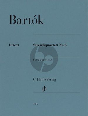 Bartok String Quartet No. 6 Parts (edited by Laszlo Somfai and Zsombor Németh)