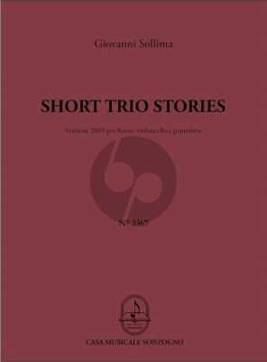 Sollima Short Trio Stories for Violin, Violoncello and Piano Score and Parts