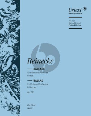 Reinecke Ballade d-moll Op. 288 Flöte und Orchester (Partitur) (Henrik Wiese)