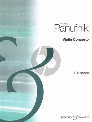 Panufnik Violin Concerto Violin and Orchestra Full Score