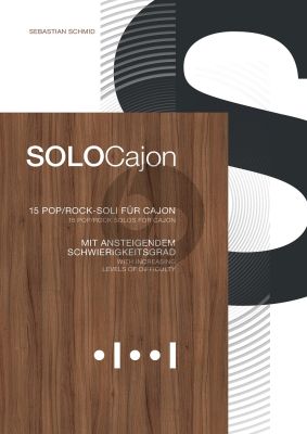 schmid SOLOCajon - 15 Pop/Rock Solos for Cajon