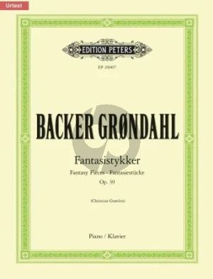 Backer-Grondahl Fantasy Pieces Op. 39 piano solo