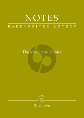 Notes. The Musician's Choice Bärenreiter Notebook with a cover in Brahms olive green