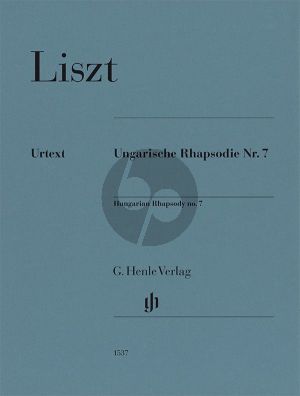 Liszt Hungarian Rhapsody No. 7 Piano solo (edited by Peter Jost)