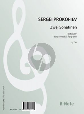 Prokofieff 2 Sonatines Op. 54 Piano solo