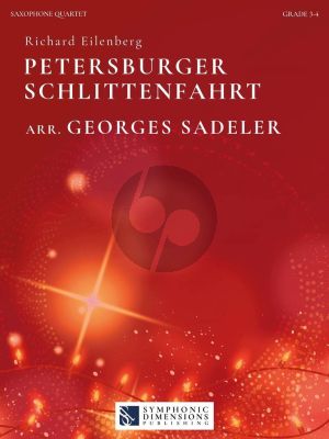 Eilenberg Petersburger Schlittenfahrt 4 Saxophones (SATB) (Score/Parts) (arr. Georges Sadeler)