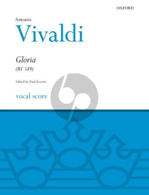 Vivaldi Gloria RV 589 Soli-SATB and Orchestra (Vocal Score) (Paul Everett)