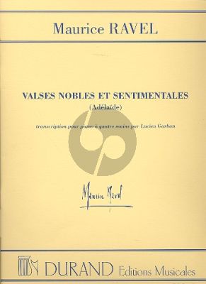 Valses Nobles et Sentimentales piano 4 mains