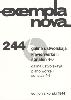 Ustwolskaja Klavierwerke Vol.2 Sonaten No.4 - 5 - 6