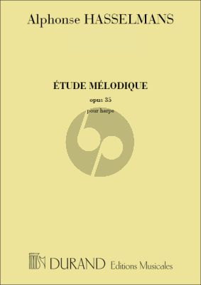 Hasselmans Etude Melodique Op.35 pour Harpe