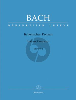 Bach Italian Concerto BWV 971 (edited by Walter Emery)