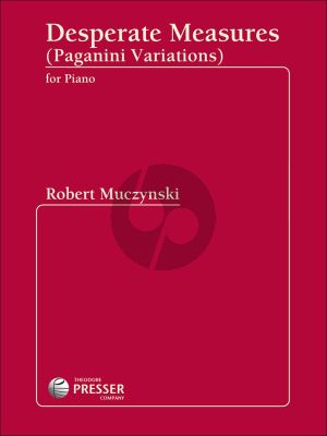 Muczynski Desperate Pleasures Op. 48 for Piano (Paganini Variations)